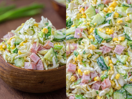 Craving-Worthy and Healthy: Try Our Delicious Cabbage and Ham Salad Recipe