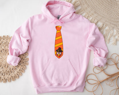 Funny Turkey Tie Hoodie