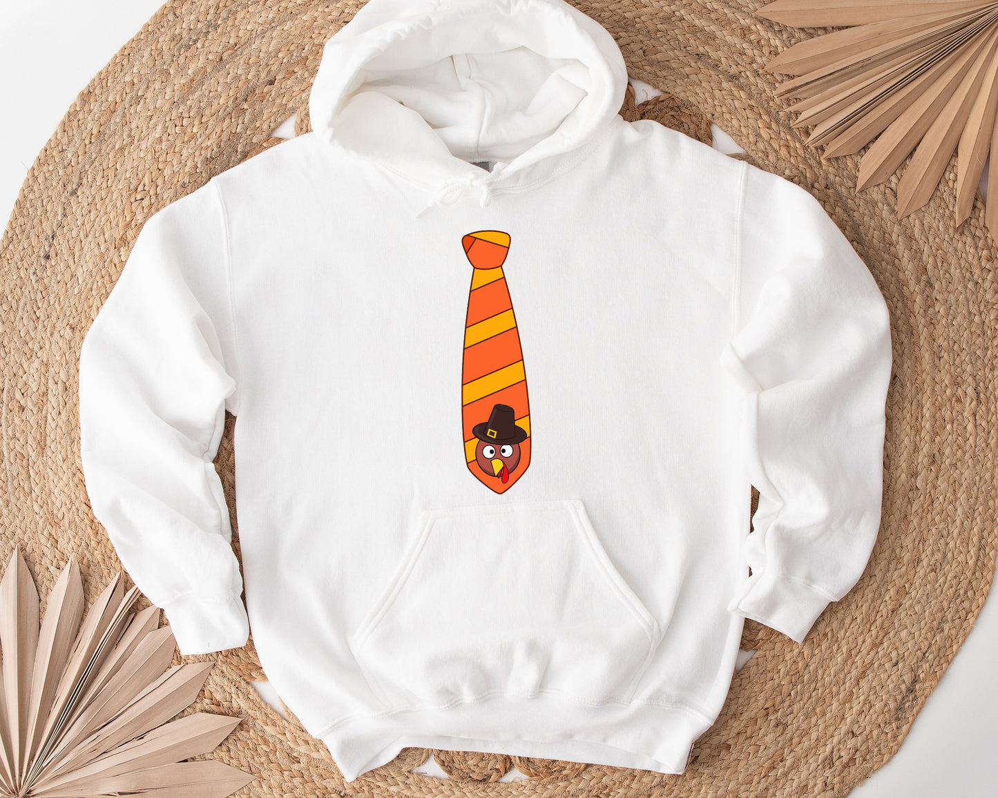 Funny Turkey Tie Hoodie