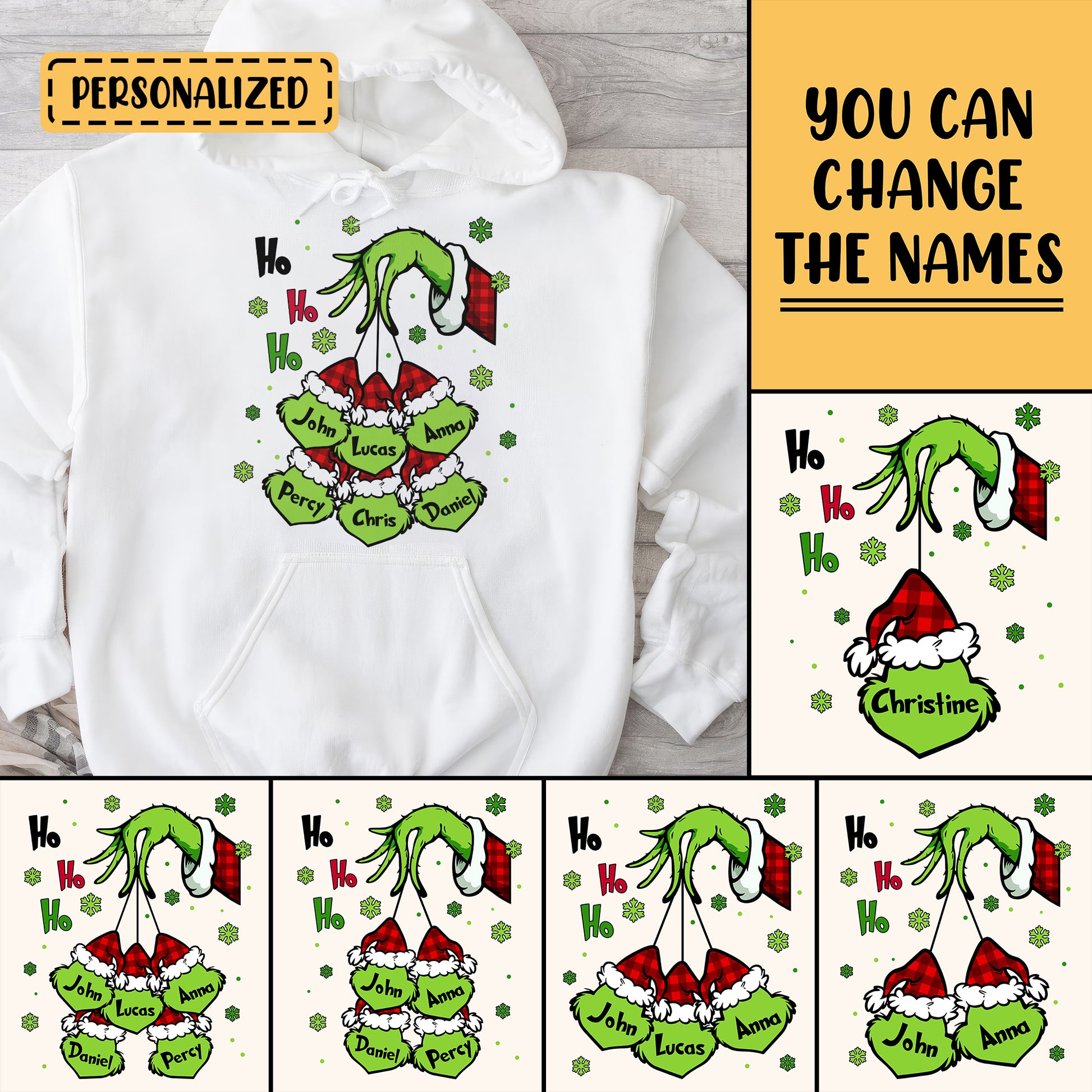 Little Grinch Personalized Shirt, Cheeky Face Christmas Family Shirt, Merry Grinchmas Gift, Festive Mischief Family, Cute Sneaky Grinch - Ads