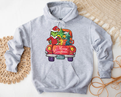 Christmas Vintage Truck Shirt, Christmas Grinch Shirt, Vintage Shirt, Merry Grinchmas T-shirt Sweatshirt Hoodie, Vintage Style, Retro style