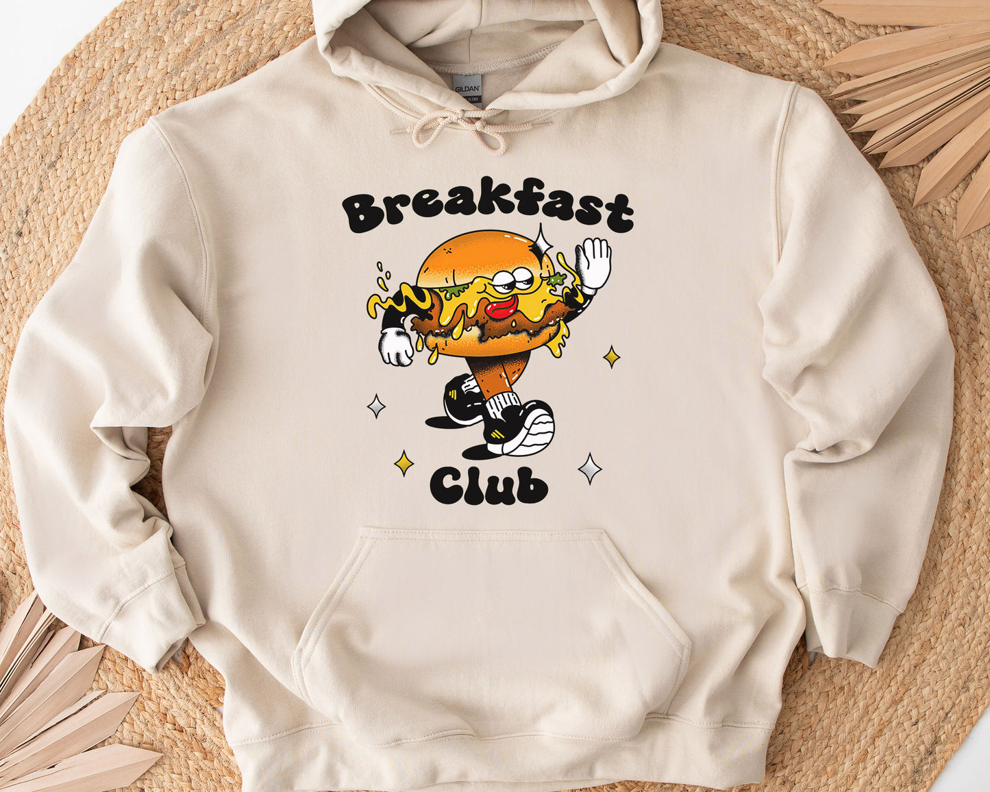 Retro Breakfast Club Shirt, Halftone Vintage Style T-Shirt, Sweatshirt, Hoodie, 80s Nostalgia Gift for Movie Lovers, Retro Aesthetic Fashion - Beige