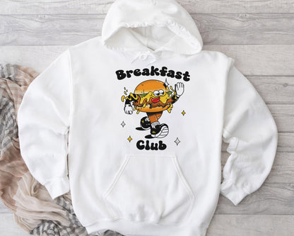 Retro Breakfast Club Shirt, Halftone Vintage Style T-Shirt, Sweatshirt, Hoodie, 80s Nostalgia Gift for Movie Lovers, Retro Aesthetic Fashion - White