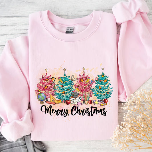 Little Christmas Trees Shirt, Christmas Personalized Shirt, Teacher Life Shirt, Merry Christmas Shirt, Custom Gift, Personalized Design