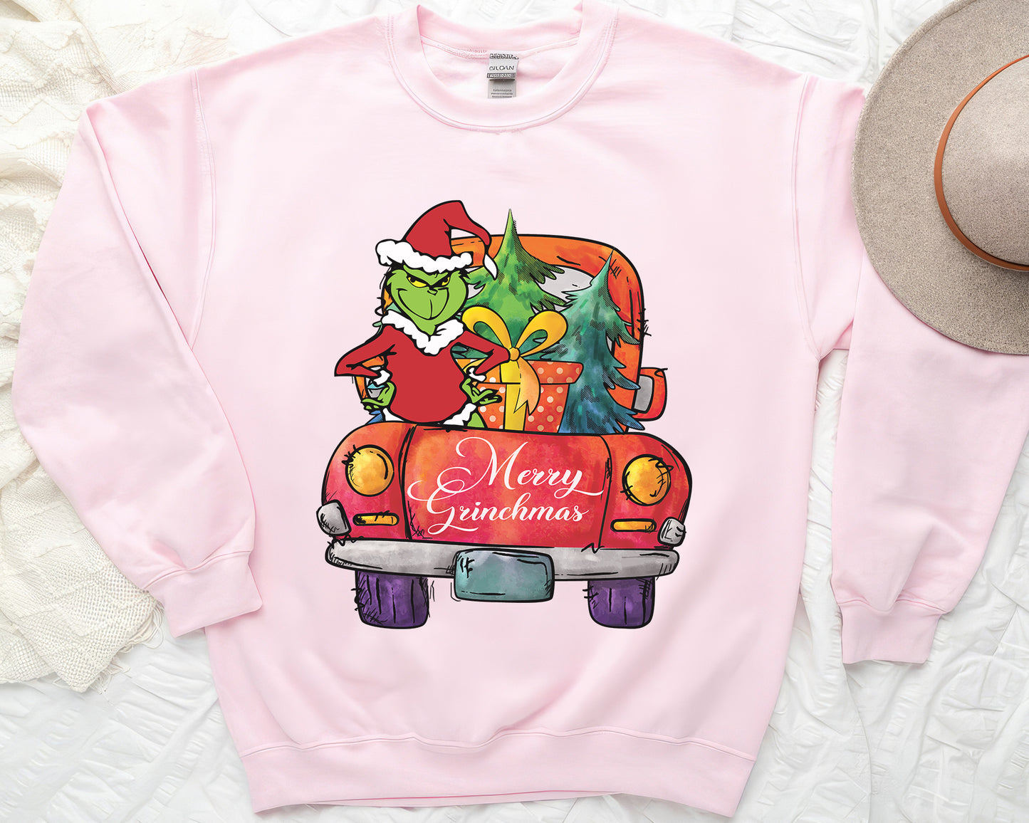 Christmas Vintage Truck Shirt, Christmas Grinch Shirt, Vintage Shirt, Merry Grinchmas T-shirt Sweatshirt Hoodie, Vintage Style, Retro style