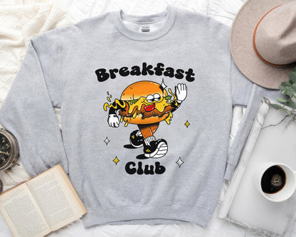 Retro Breakfast Club Shirt, Halftone Vintage Style T-Shirt, Sweatshirt, Hoodie, 80s Nostalgia Gift for Movie Lovers, Retro Aesthetic Fashion - Ash