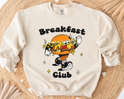 Retro Breakfast Club Shirt, Halftone Vintage Style T-Shirt, Sweatshirt, Hoodie, 80s Nostalgia Gift for Movie Lovers, Retro Aesthetic Fashion - Beige