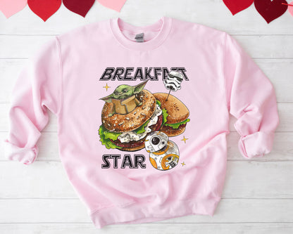 Retro Breakfast Star Sweatshirt