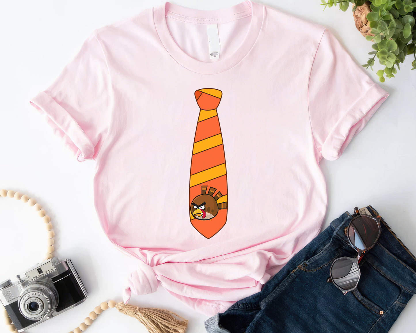 Funny Angry Turkey Tie Tee