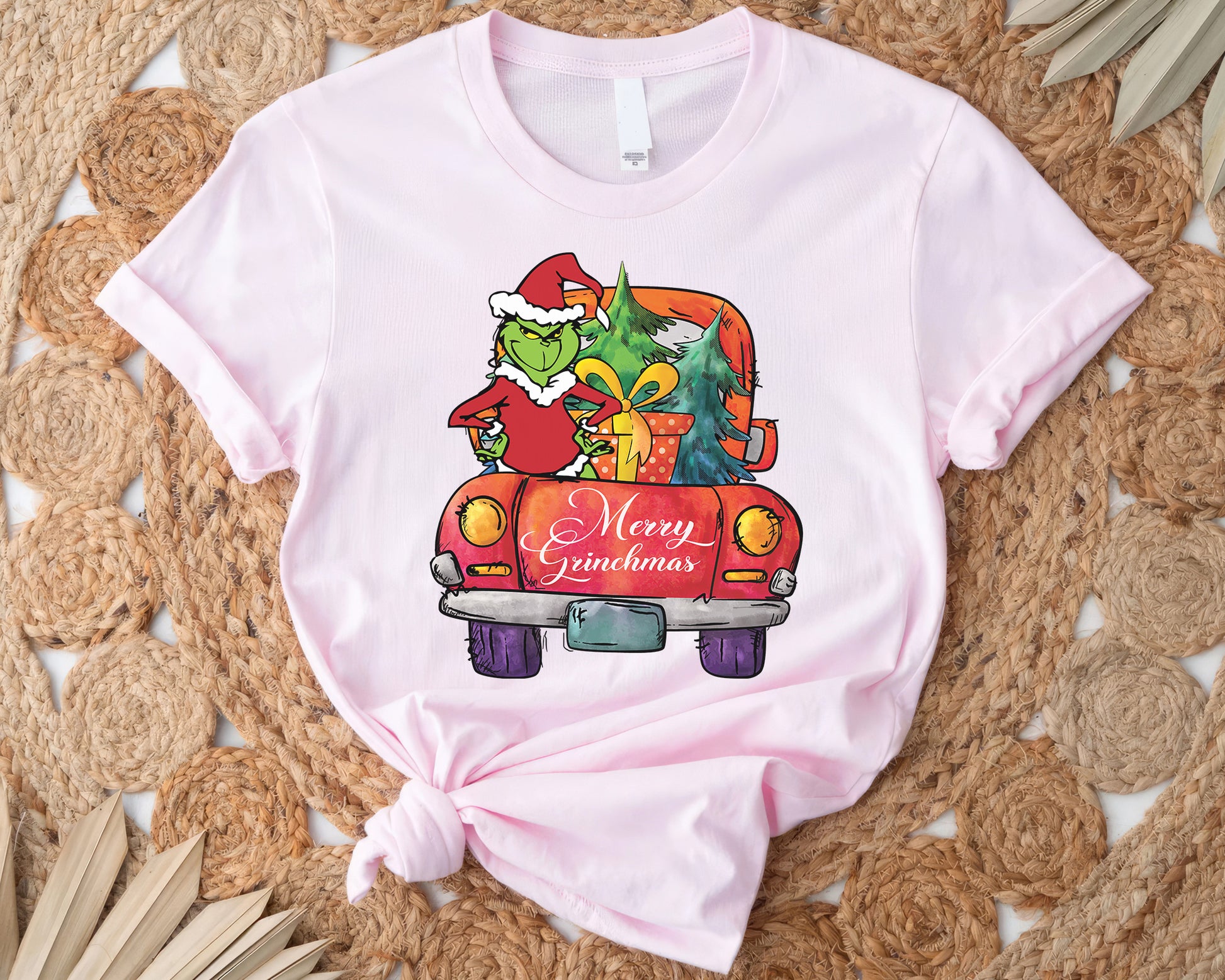 Christmas Vintage Truck Shirt, Christmas Grinch Shirt, Vintage Shirt, Merry Grinchmas T-shirt Sweatshirt Hoodie, Vintage Style, Retro style