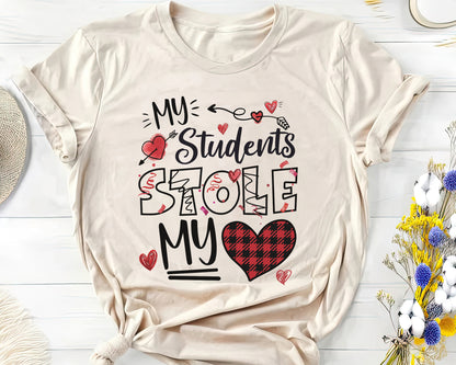 Tee60-Valentine-My Students Stole My heart-Natural