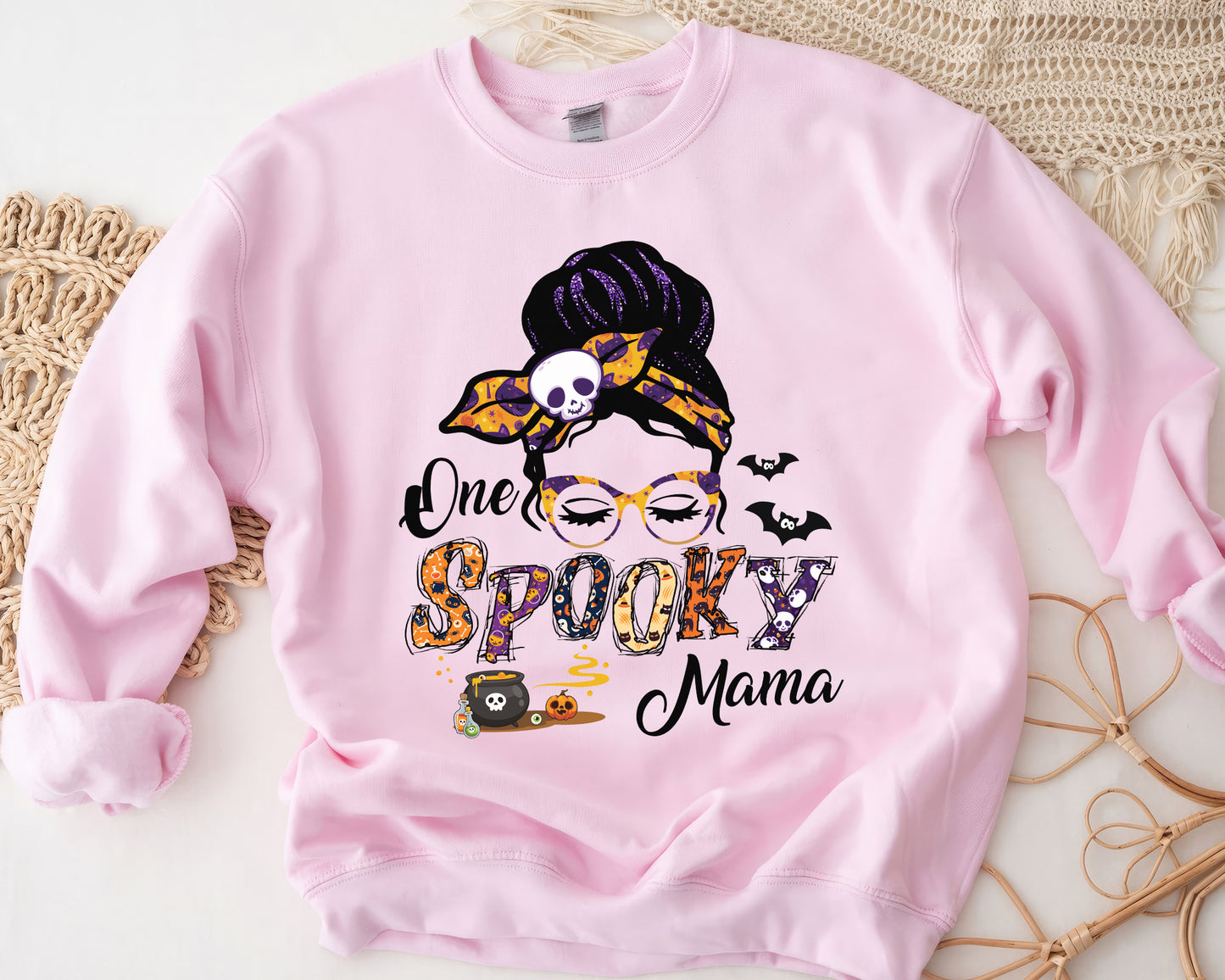 Halloween One Spooky Mama Sweatshirt
