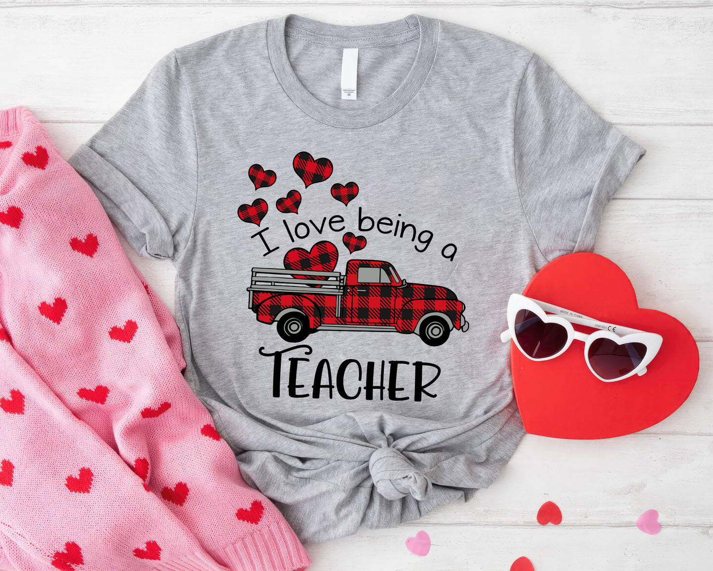 Valentine My Students Stole My Heart Teacher Life Personalized Unisex Tee | Valentine's Day Kawaii Cute T-shirts | Education Teacher Design - sport grey