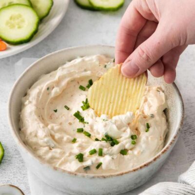 10-minute classic chip dip recipe