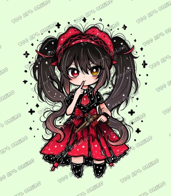 Tokisaki Kurumi chibi