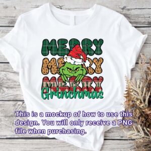 Merry grinchmas design