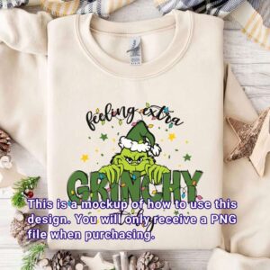 Christmas feeling extra grinchy today design