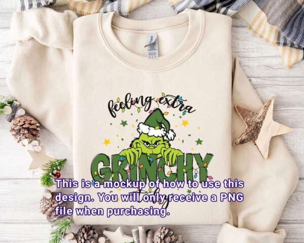 Christmas feeling extra grinchy today design