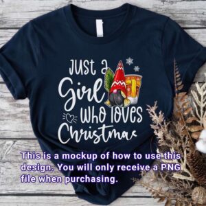 Just a girl who loves christmas design