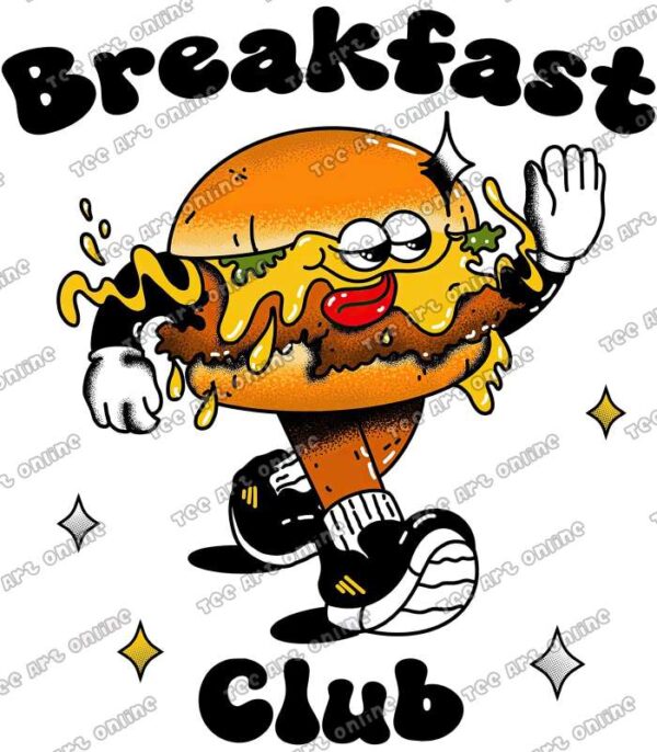 Retro breakfast club design