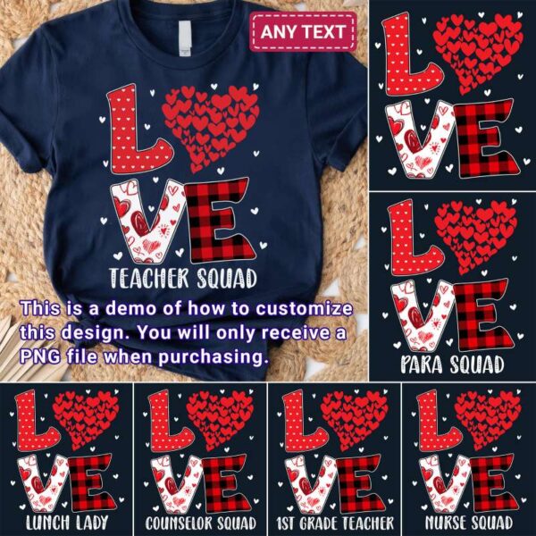 Red hearts within heart love teacher png