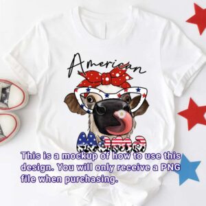 American cow mama design