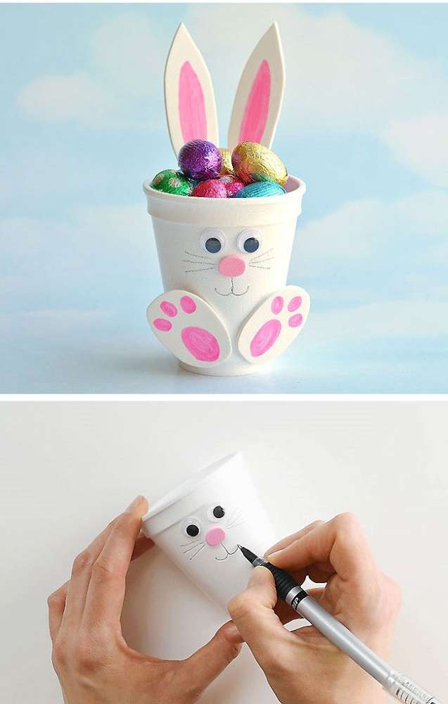 Make a foam bunny with our DIY craft tutorial