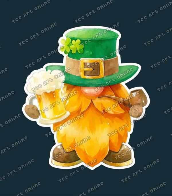 St. patrick's day gnome cliparts