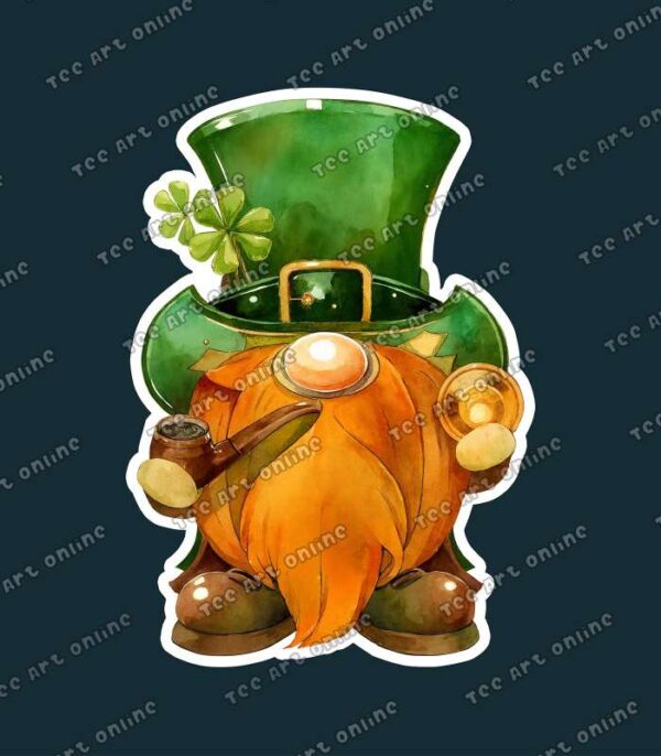 St. patrick's day gnome cliparts