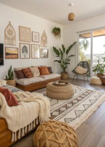 Create a cozy room with boho home decor ideas