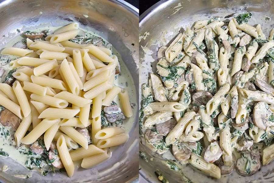 delicious-spinach-mushroom-pasta-recipe-11