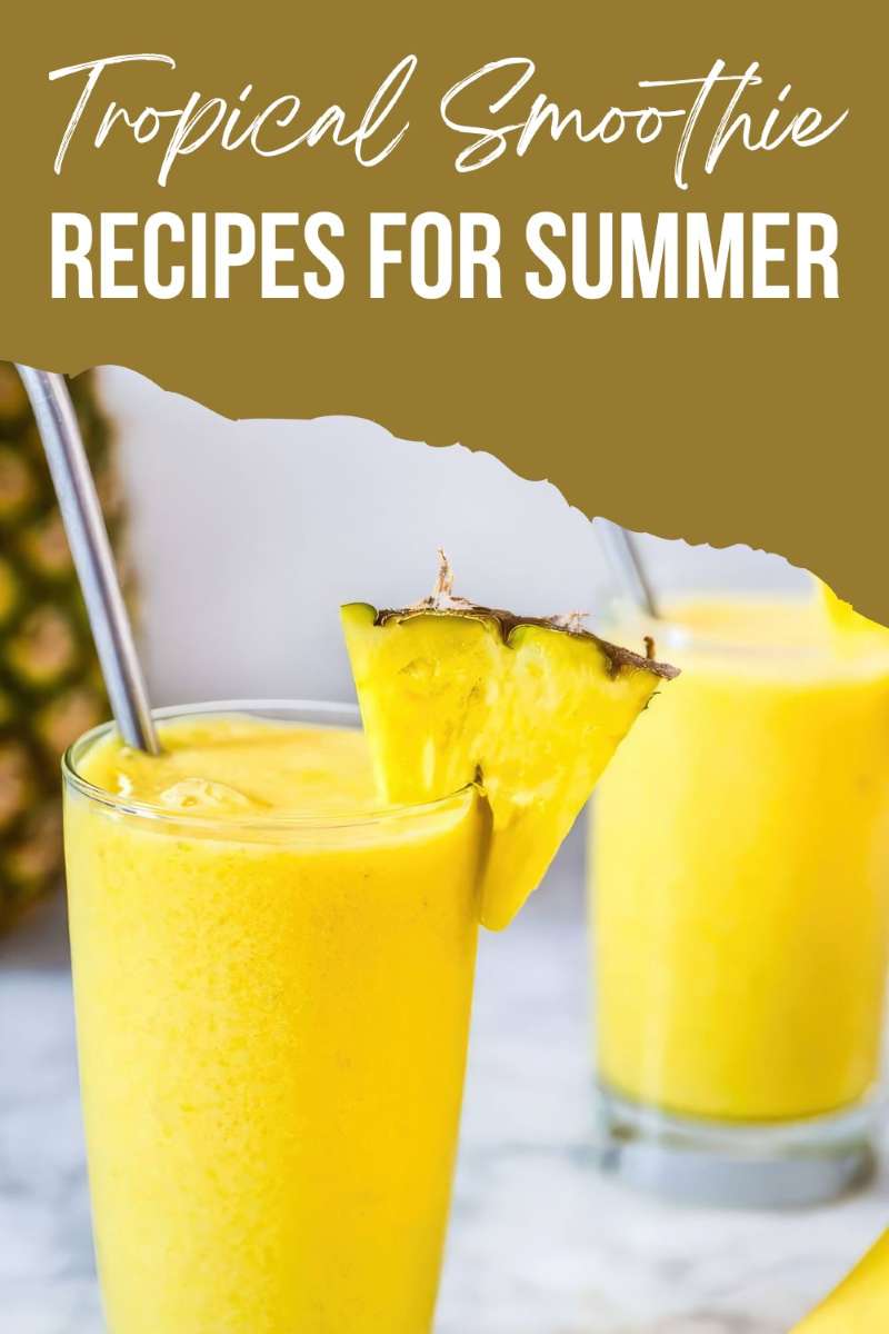 Pineapple smoothie delivers tropical summer refreshment