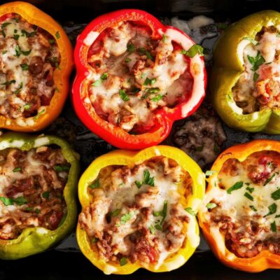 Quick and delicious stuffed peppers recipe