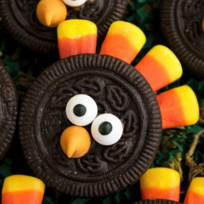 Easy sweet thanksgiving turkey oreo cookies