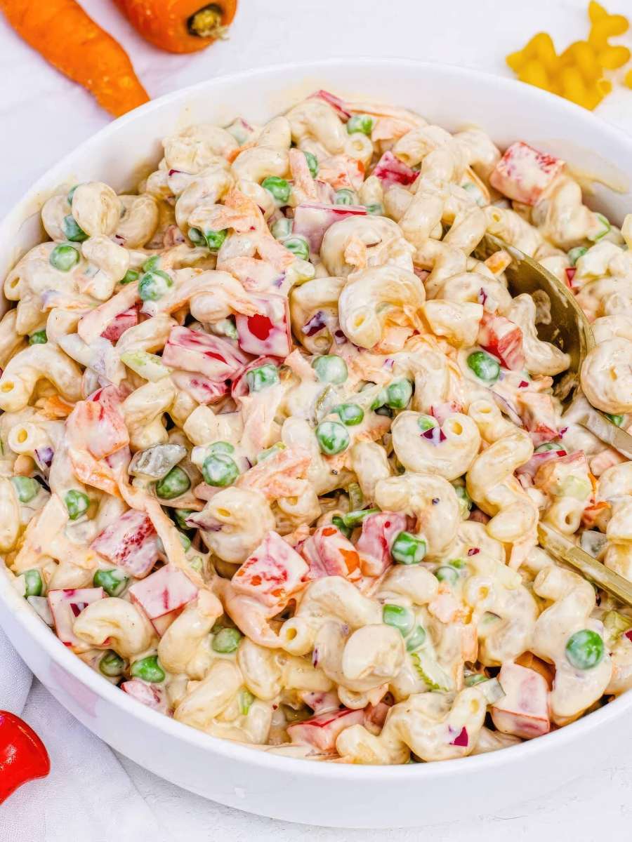 a delicious macaroni salad