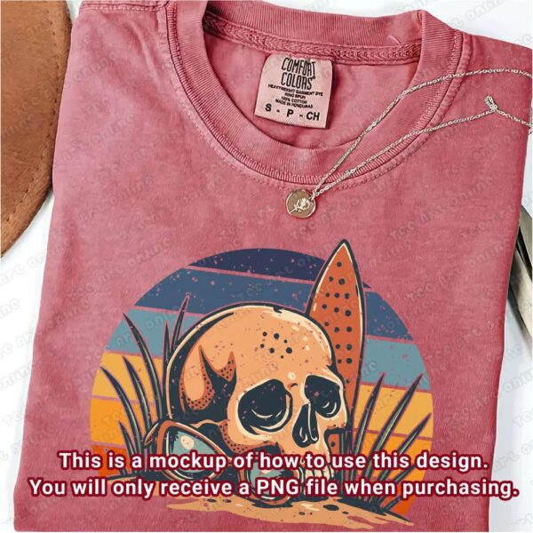 skull surfboard sunglasses png