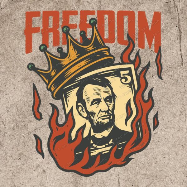 retro freedom design, retro dollar png, retro tshirt design, hippie design, vintage 70s 80s nostalgia design, sticker design