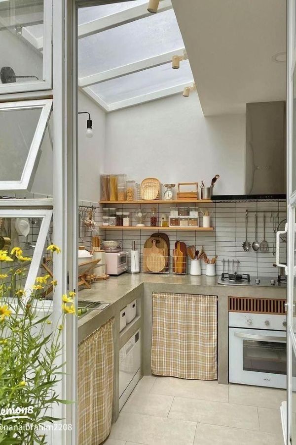 Creating a cozy kitchen counter atmosphere