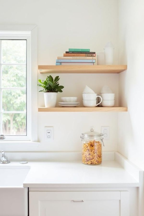 Floating shelf ideas for kitchen