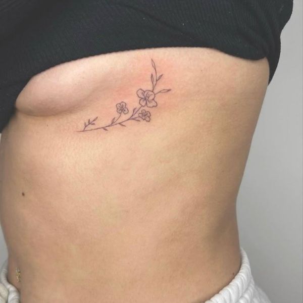 Tiny Flower Tattoo