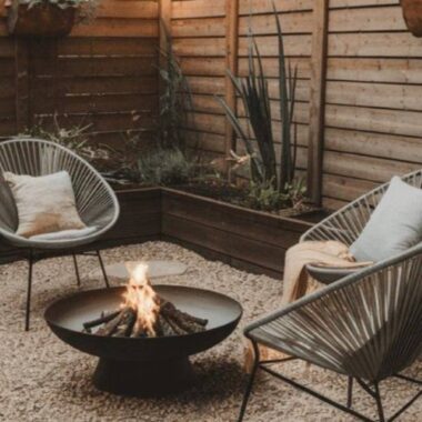 Small backyard ideas without grass from Tee Art Online