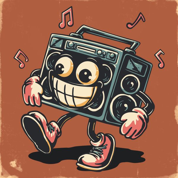 Boombox Tee Shirt - Retro 90s Music Graphic Design | Tee Art Online @teeartonline