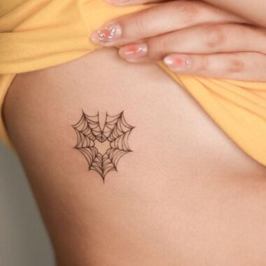 Spiderweb Underboob Tattoo Ideas - Tee Art Online