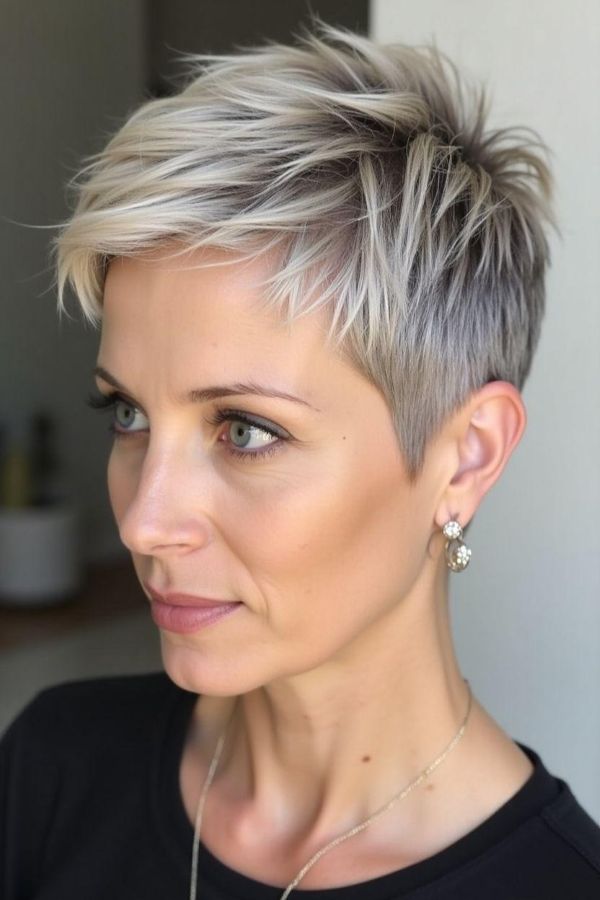 Silver pixie with airy fairy layers