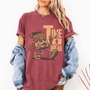 Smoke Break T-shirt - Retro Sarcastic Funny Graphic Tees - Brick by Tee Art Online